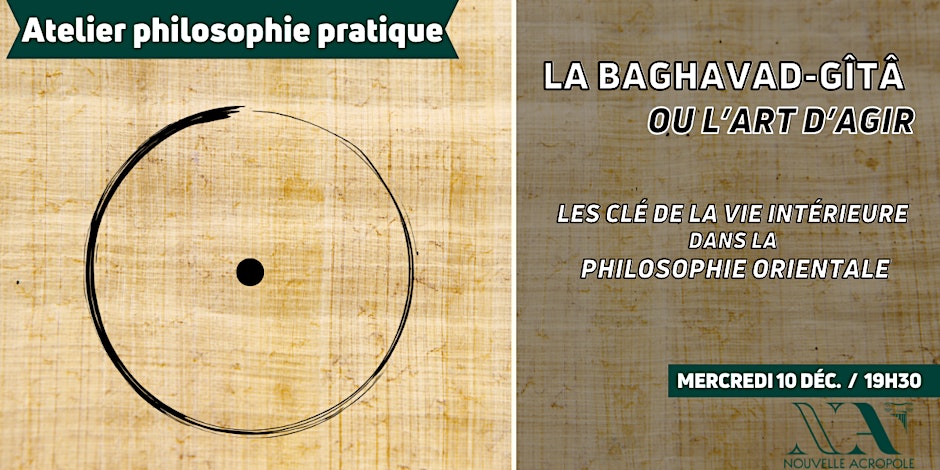 L'art d'agir dans la philosophie orientale